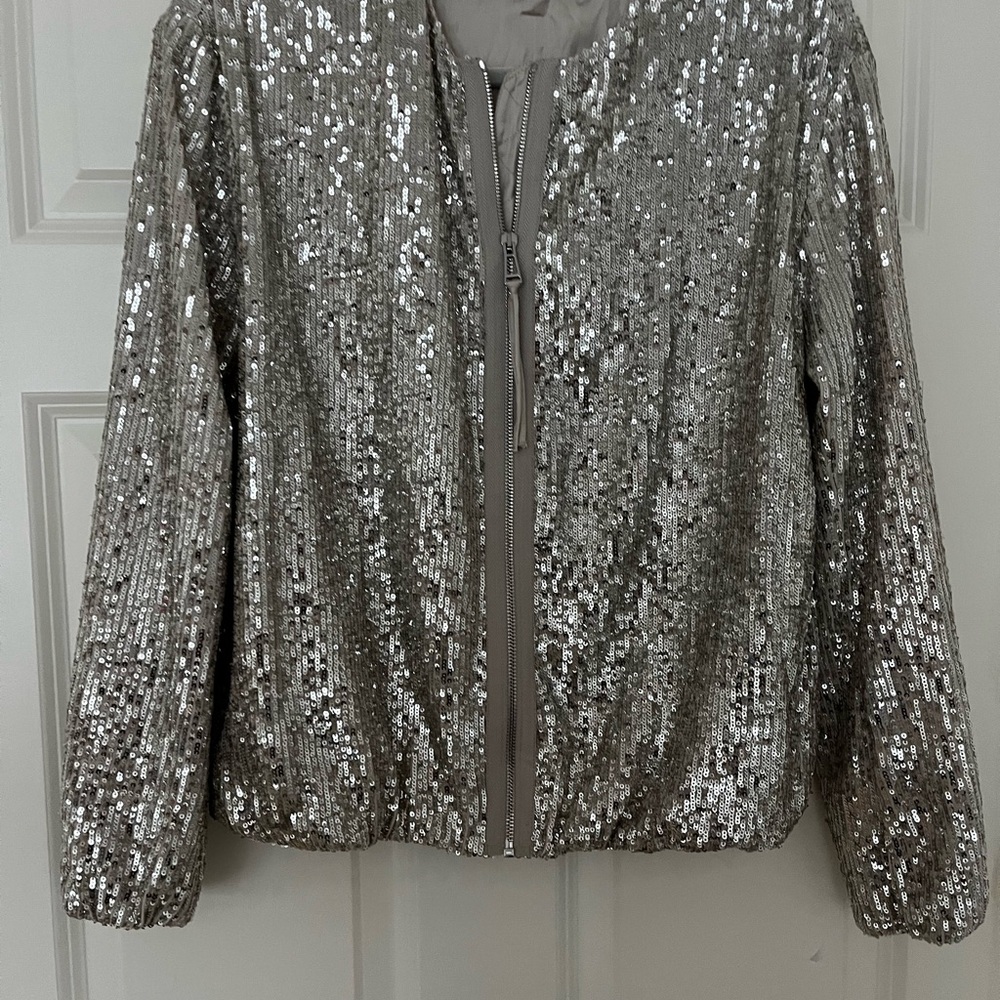 Silver Sequin Women's Jacket